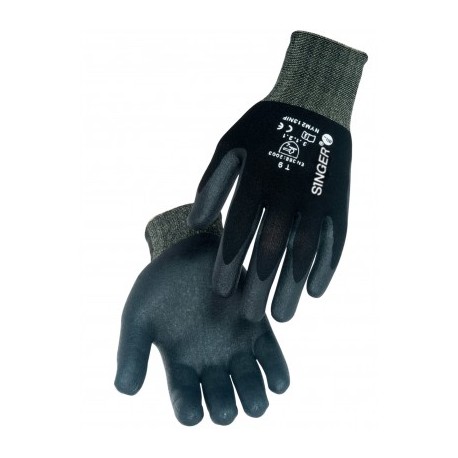 Gants enduits nitrile - support tricoté sans couture.