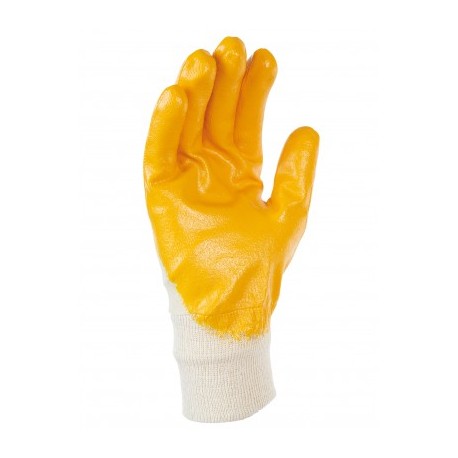 Gants enduits nitrile - Support coupé cousu