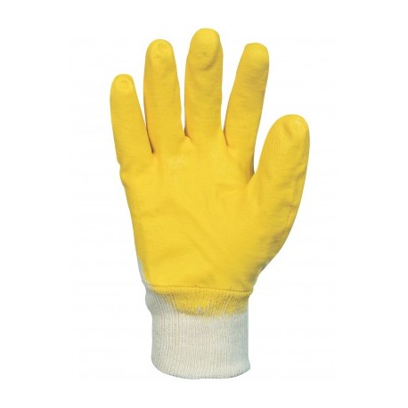 Gants enduits nitrile - Support coupé cousu