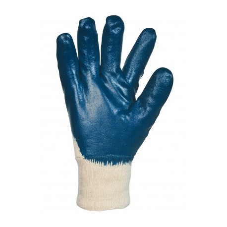 Gants enduits nitrile - Support coupé cousu