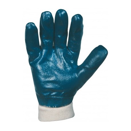 Gants enduits nitrile - Support coupé cousu