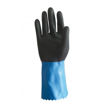 Gants enduits nitrile / néoprène - supporté.