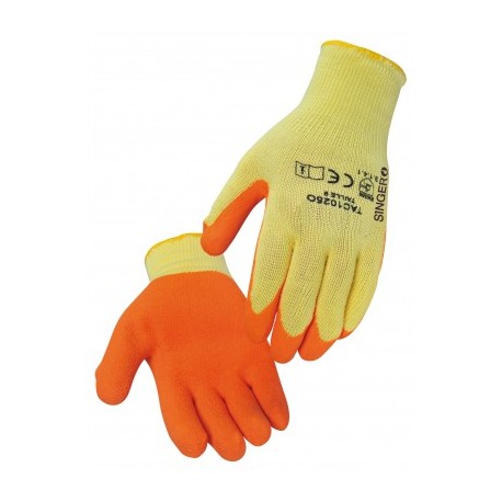 Gants enduits latex - support tricoté sans couture