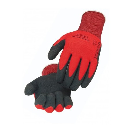 Gants enduits PVC - support tricoté sans couture.