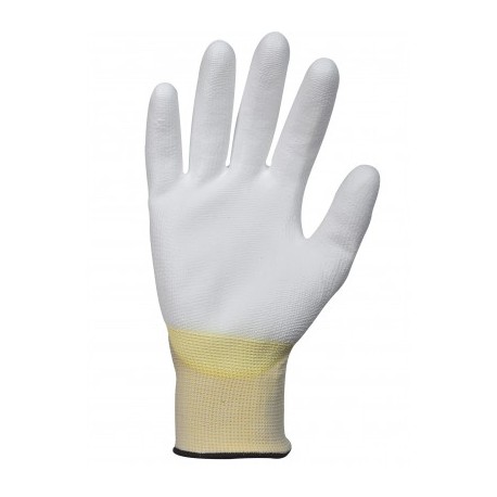 Gants enduits Pu - support tricoté sans couture