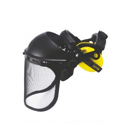 Kit de protection du visage. Visière 385 x 195 mm + antibruit 25,5dB
