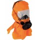 Masque d'évacuation DM761C avec cagoule de protection.